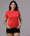 ZIGZAG Basic Crew Neck Red Tshirt